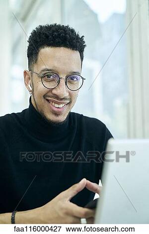 Portrait of smiling businessman View Large Photo Image Stock Photo - Portrait of smiling businessman. Fotosearch