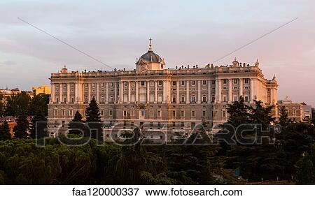 Royal Palace in Madrid View Large Photo Image Stock Photo - Royal Palace in Madrid. Fotosearch