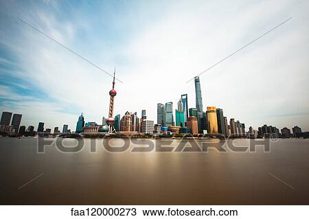 Shanghai financial district View Large Photo Image Stock Image - Shanghai financial district. Fotosearch