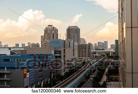 Stock Photograph - View of modern cityscape. Fotosearch