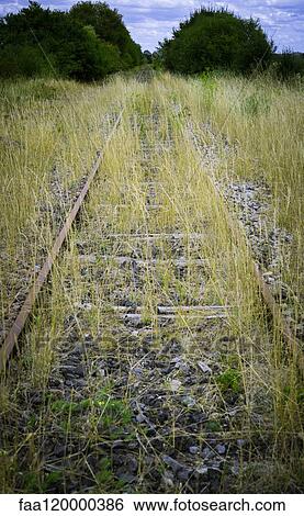View of railroad track View Large Photo Image Stock Photograph - View of railroad track. Fotosearch
