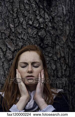 Woman having toothache View Large Photo Image Picture - Woman having toothache. Fotosearch