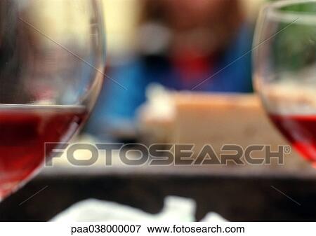 Glasses of wine, close-up View Large Photo Image Stock Photo - Glasses of wine, close-up. Fotosearch