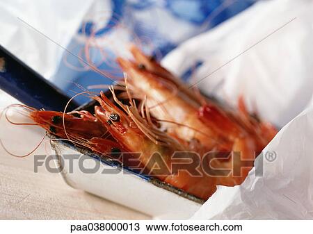 Stock Image - Shrimp, close-up. Fotosearch