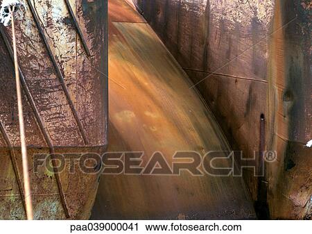 Stock Image - Interior of trawler, close-up. Fotosearch