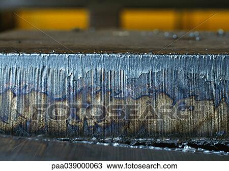 Metal plate, cross section, close-up View Large Photo Image Stock Image - Metal plate, cross section, close-up. Fotosearch