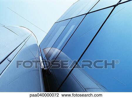 Building's facade, low angle view View Large Photo Image Stock Image - Building's facade, low angle view. Fotosearch