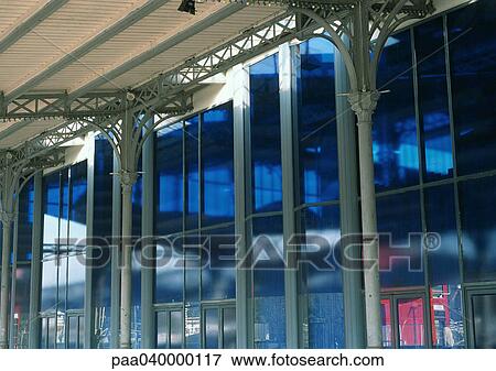 Interior of building View Large Photo Image Stock Photo - Interior of building. Fotosearch