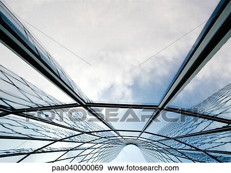 Stock Photo - Skyscraper, low angle view. Fotosearch