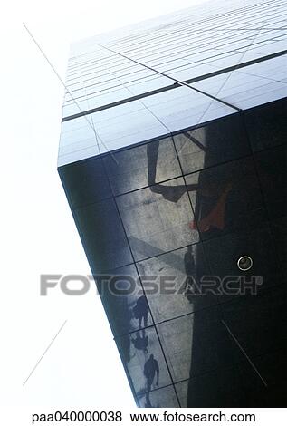 Stock Photo - United States, New York, building, low angle view. Fotosearch