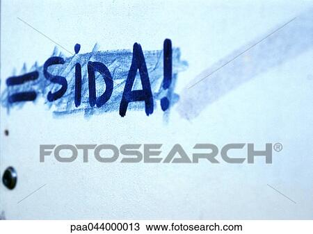 AIDS text in French View Large Photo Image Stock Image - AIDS text in French. Fotosearch