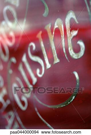 Picture - Cuisine text in French, close-up. Fotosearch