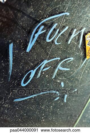 Stock Image - Graffiti, close-up. Fotosearch