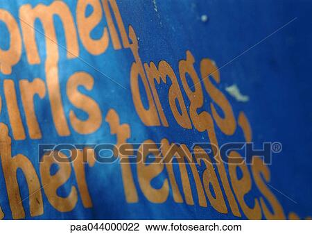 Women, girls, drags, females text on poster, partial view, close-up View Large Photo Image Stock Image - Women, girls, drags, females text on poster, partial view, close-up. Fotosearch