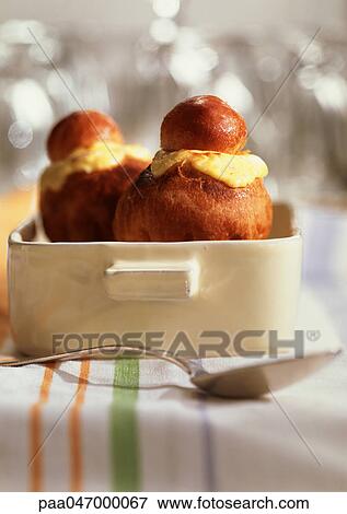 Cheese brioches View Large Photo Image Stock Photo - Cheese brioches. Fotosearch