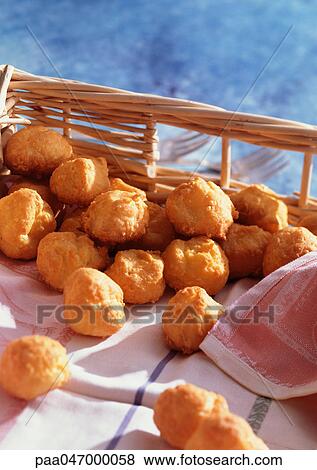 Cheese choux pastry, close-up View Large Photo Image Stock Photo - Cheese choux pastry, close-up. Fotosearch