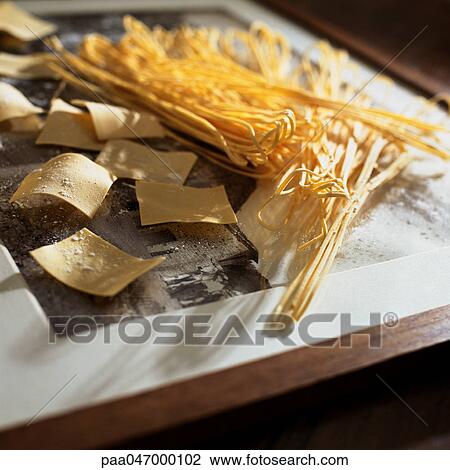 Fresh pasta, close-up View Large Photo Image Stock Image - Fresh pasta, close-up. Fotosearch
