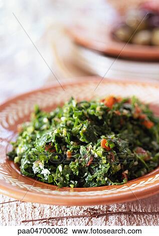 Tabouli in bowl, close-up View Large Photo Image Stock Image - Tabouli in bowl, close-up. Fotosearch