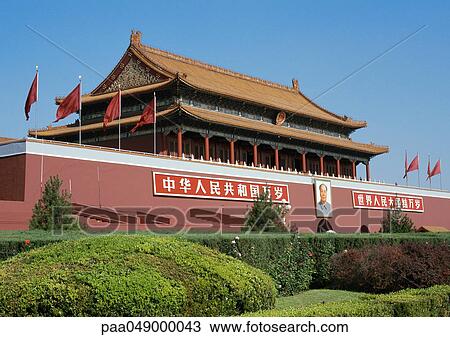 Stock Image - China, Beijing, Forbidden City. Fotosearch