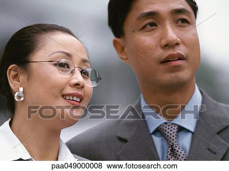 Man and woman side by side View Large Photo Image Stock Photo - Man and woman side by side. Fotosearch
