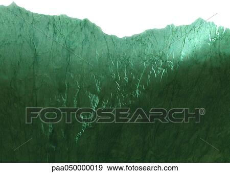 Veined green paper, close-up View Large Photo Image Stock Photo - Veined green paper, close-up. Fotosearch