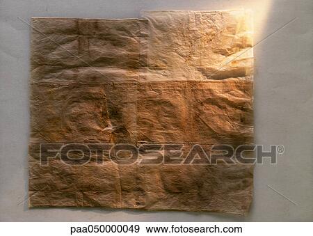 Wrinkled Japanese paper, close-up View Large Photo Image Stock Photo - Wrinkled Japanese paper, close-up. Fotosearch