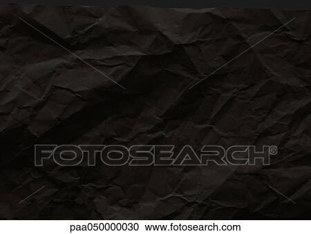 Wrinkled sheet of dark paper, close-up View Large Photo Image Stock Image - Wrinkled sheet of dark paper, close-up. Fotosearch