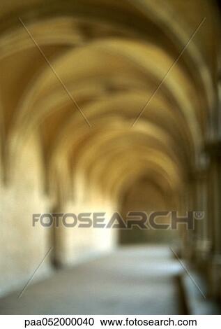 Cloister, blurred View Large Photo Image Stock Image - Cloister, blurred. Fotosearch