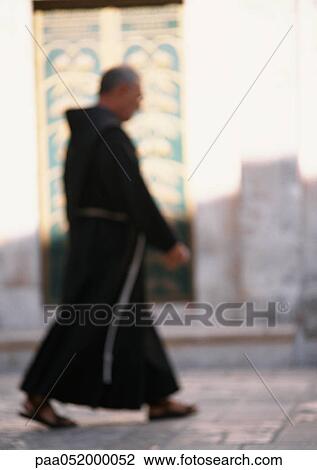 Israel, Jerusalem, monk, side view, blurred View Large Photo Image Stock Image - Israel, Jerusalem, monk, side view, blurred. Fotosearch