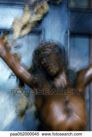 Statue of the Crucifixion, blurred View Large Photo Image Stock Photography - Statue of the Crucifixion, blurred. Fotosearch
