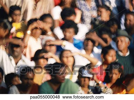 Crowd, blurred View Large Photo Image Stock Photo - Crowd, blurred. Fotosearch