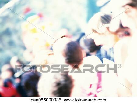 Crowd, blurred, tilt View Large Photo Image Stock Photograph - Crowd, blurred, tilt. Fotosearch