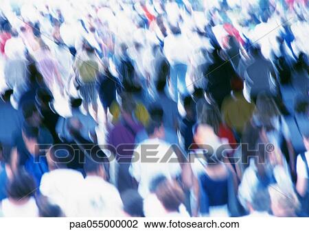 Crowd of people, blurred View Large Photo Image Stock Image - Crowd of people, blurred. Fotosearch