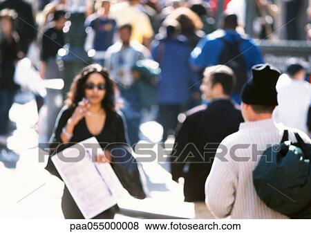 Crowded street, blurred View Large Photo Image Stock Photo - Crowded street, blurred. Fotosearch