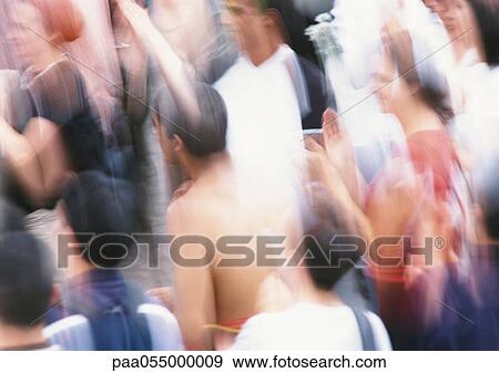 Stock Photo - People applauding, blurred, full frame. Fotosearch