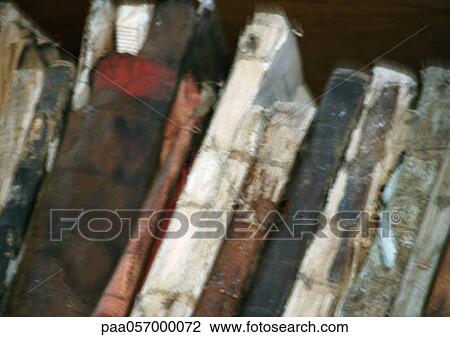 Antique books lined up, close-up View Large Photo Image Stock Image - Antique books lined up, close-up. Fotosearch