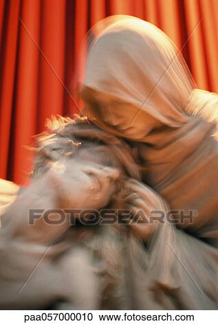 Statue of Virgin Mary and Christ, blurred View Large Photo Image Stock Image - Statue of Virgin Mary and Christ, blurred. Fotosearch