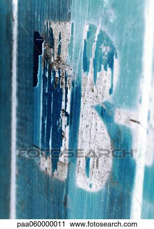 Clip Art - B text, worn away, close-up. Fotosearch
