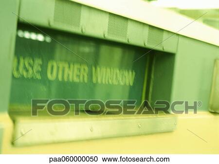 Clipart - Use other window text, close-up. Fotosearch