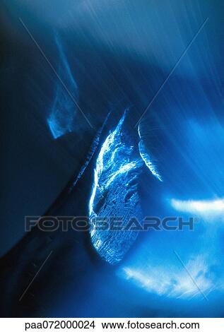 Light effect, blues and white. View Large Illustration Stock Illustration - Light effect, blues and white.. Fotosearch