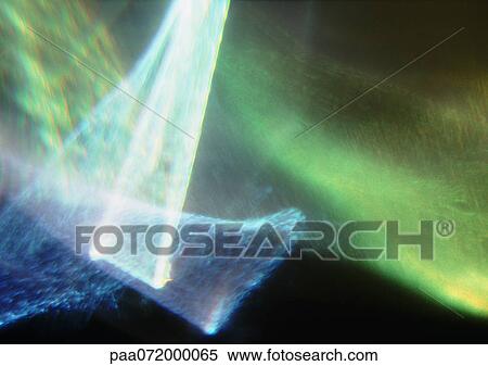 Stock Illustration - Light effect, blues, greens and white.. Fotosearch