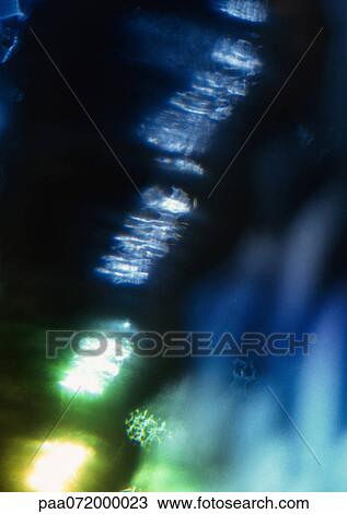 Drawing - Light effect, blurry, blues, greens and yellows.. Fotosearch