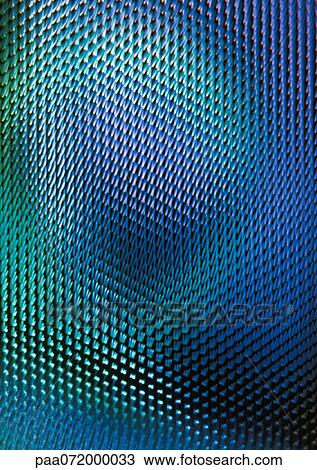 Drawing - Light effect on textured surface, blues and greens, full frame. Fotosearch