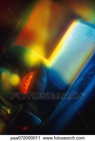 Clip Art - Light effect, reds, yellows and blues, blurry. Fotosearch