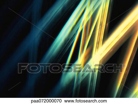 Clipart - Light effect, yellows, blues and greens.. Fotosearch