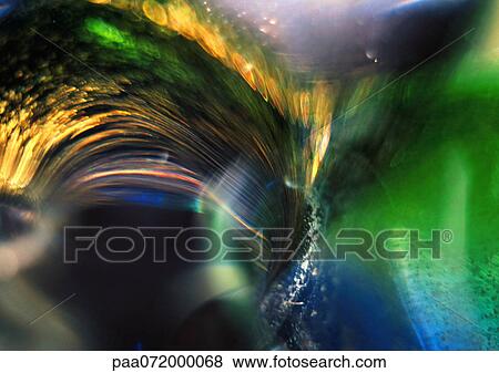Stock Illustration - Light effect, yellows, blues and greens.. Fotosearch