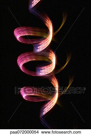 Swirling light effect, pinks and reds. View Large Illustration Stock Illustration - Swirling light effect, pinks and reds.. Fotosearch