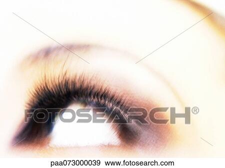 Woman's brown eye, blurred close up. View Large Photo Image Stock Photo - Woman's brown eye, blurred close up.. Fotosearch