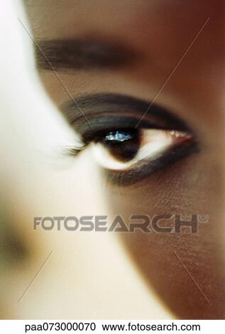 Woman's brown eye, blurred. View Large Photo Image Stock Image - Woman's brown eye, blurred.. Fotosearch