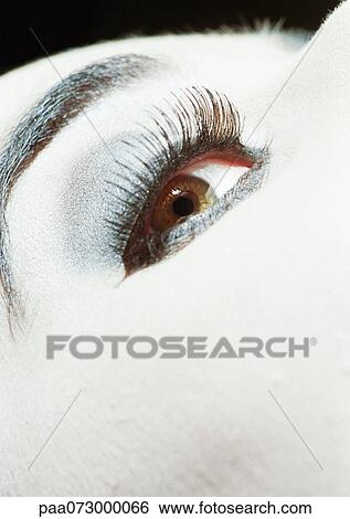 Woman's eye, close up. View Large Photo Image Stock Photograph - Woman's eye, close up.. Fotosearch